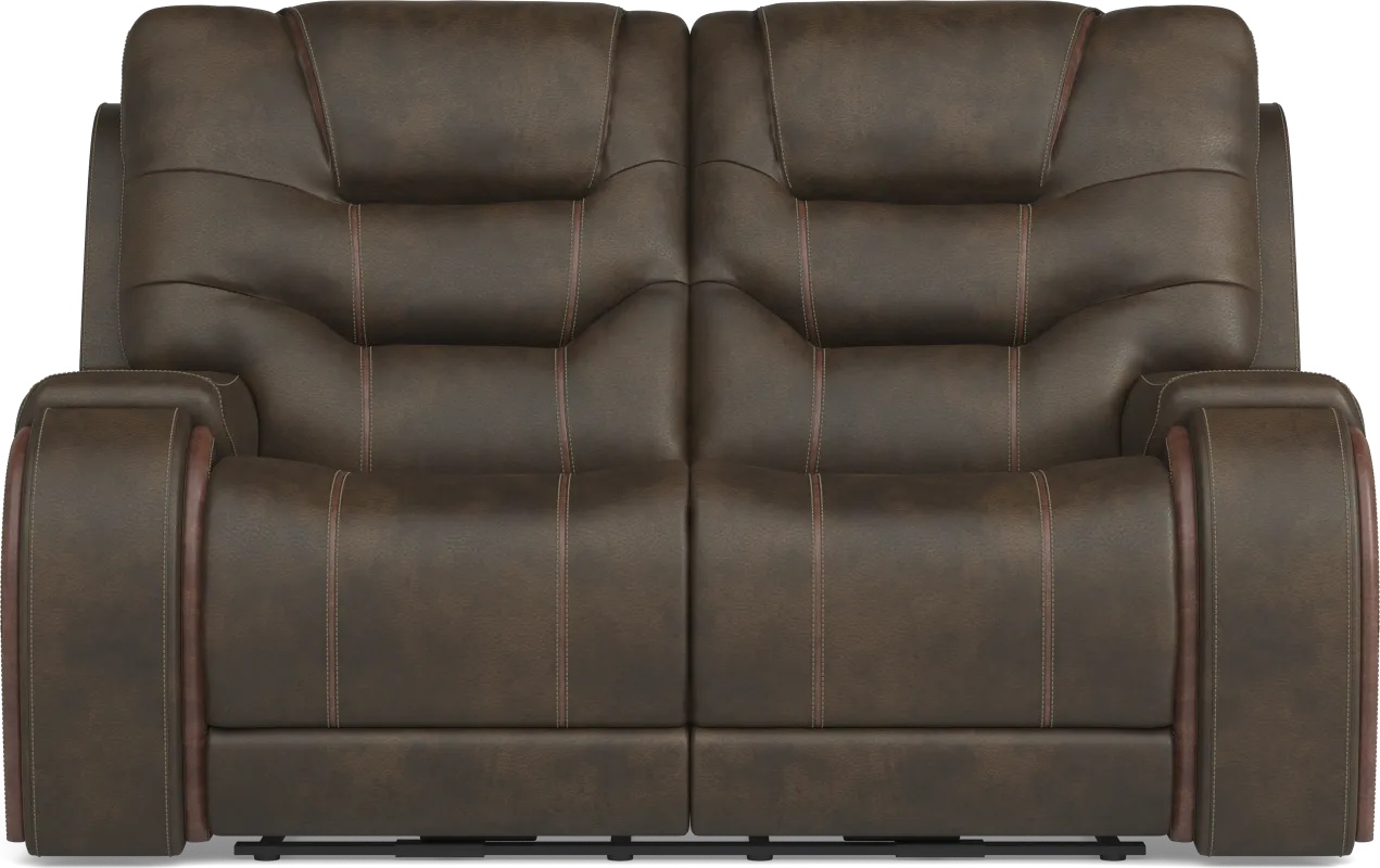 Laredo Springs Brown Loveseat