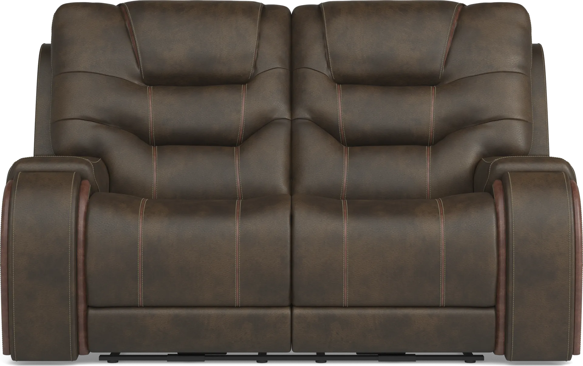 Laredo Springs Brown Loveseat - Image 2