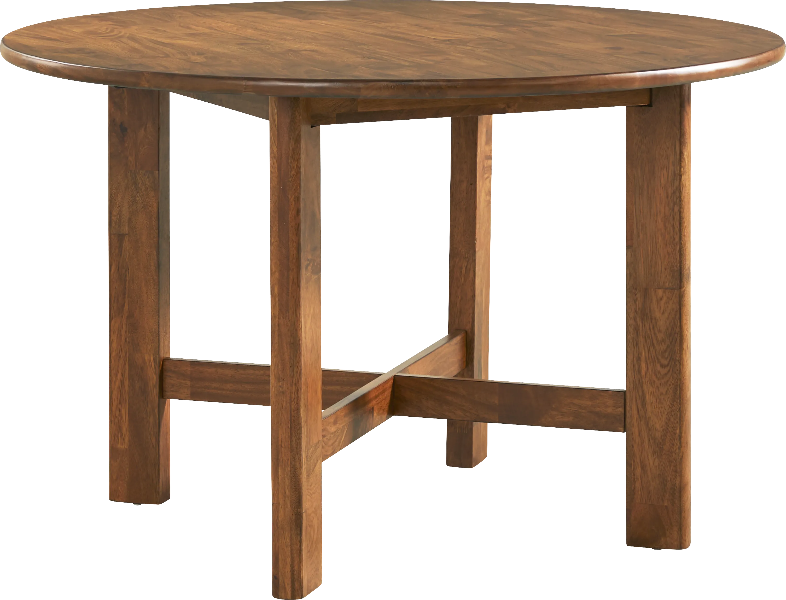 Surrey Ellis Brown Round Dining Table - Thumbnail - Image 1