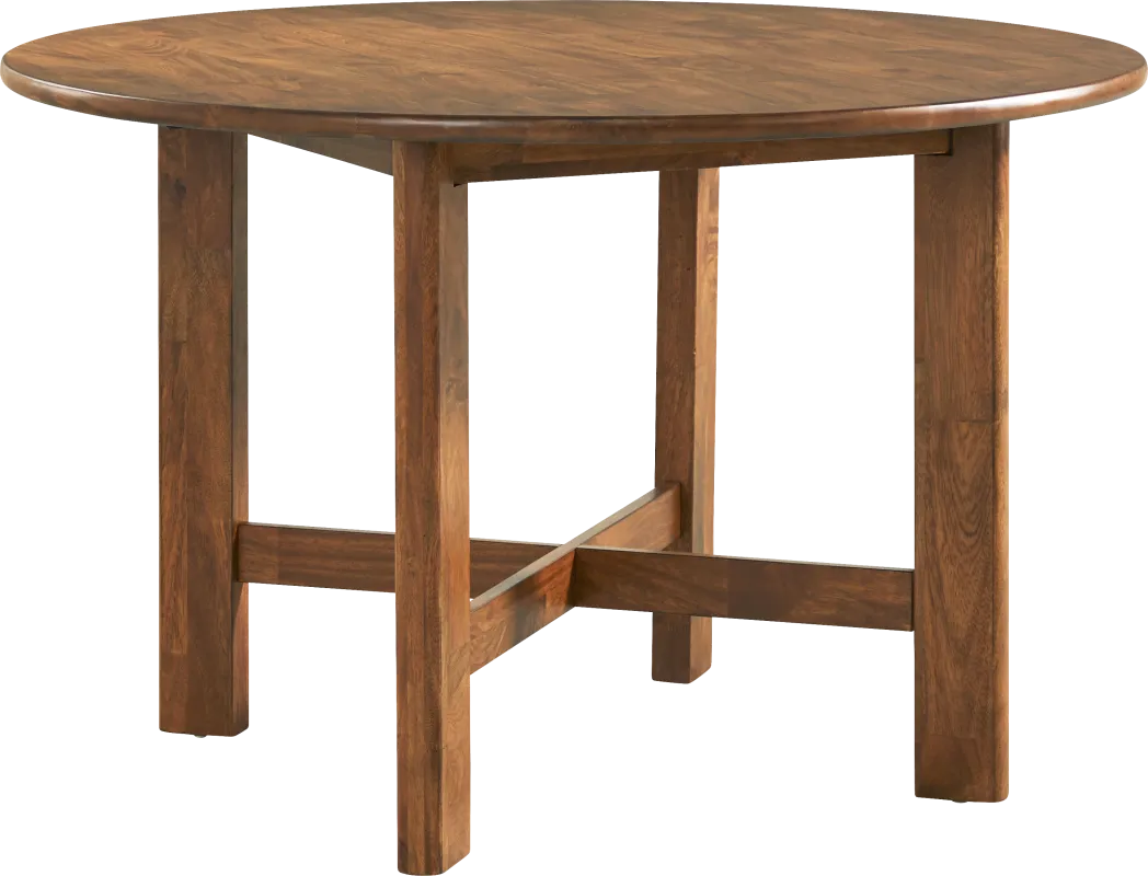 Surrey Ellis Brown Round Dining Table
