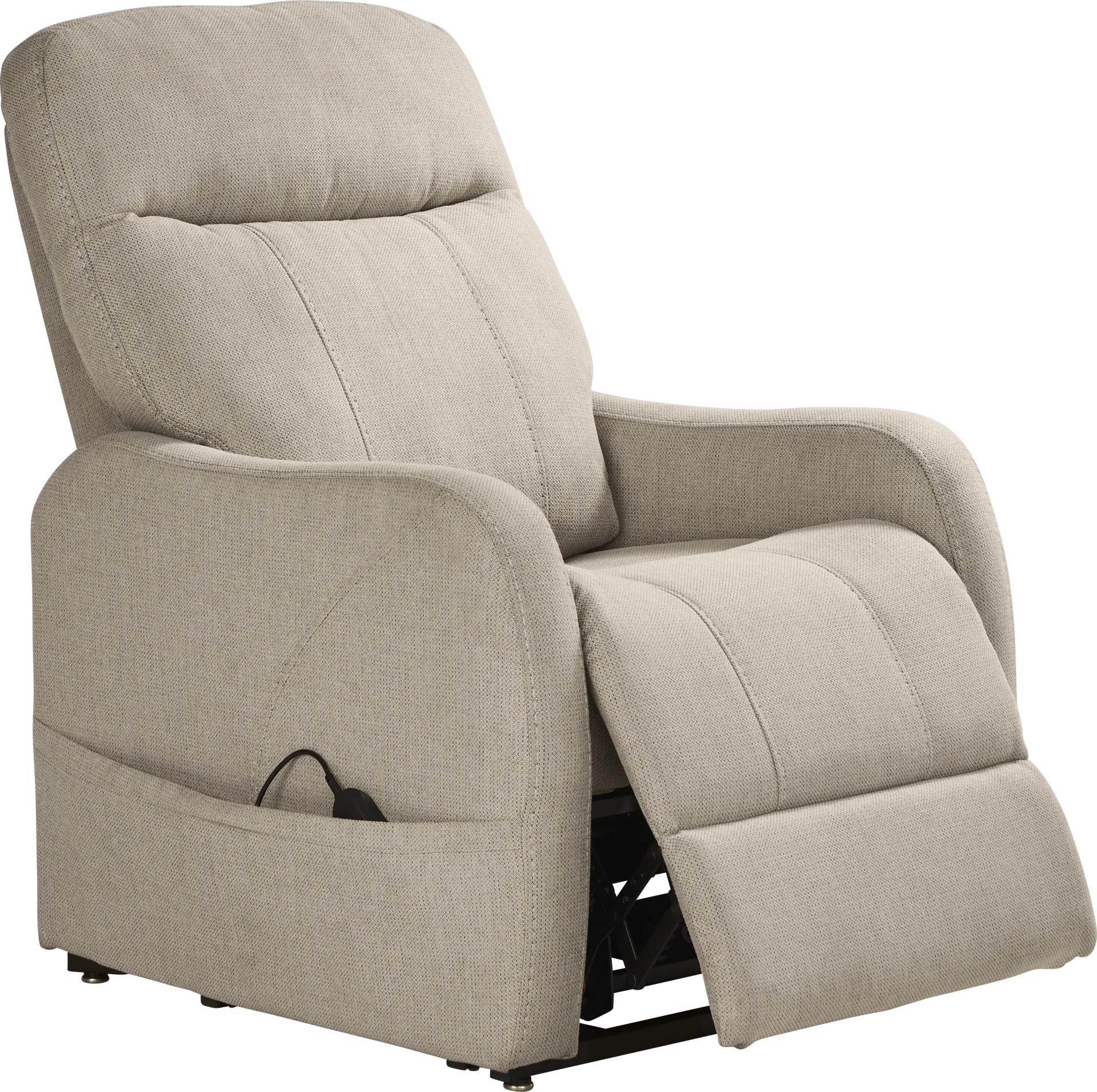 Sophia Beige Power Lift Recliner - Image 1