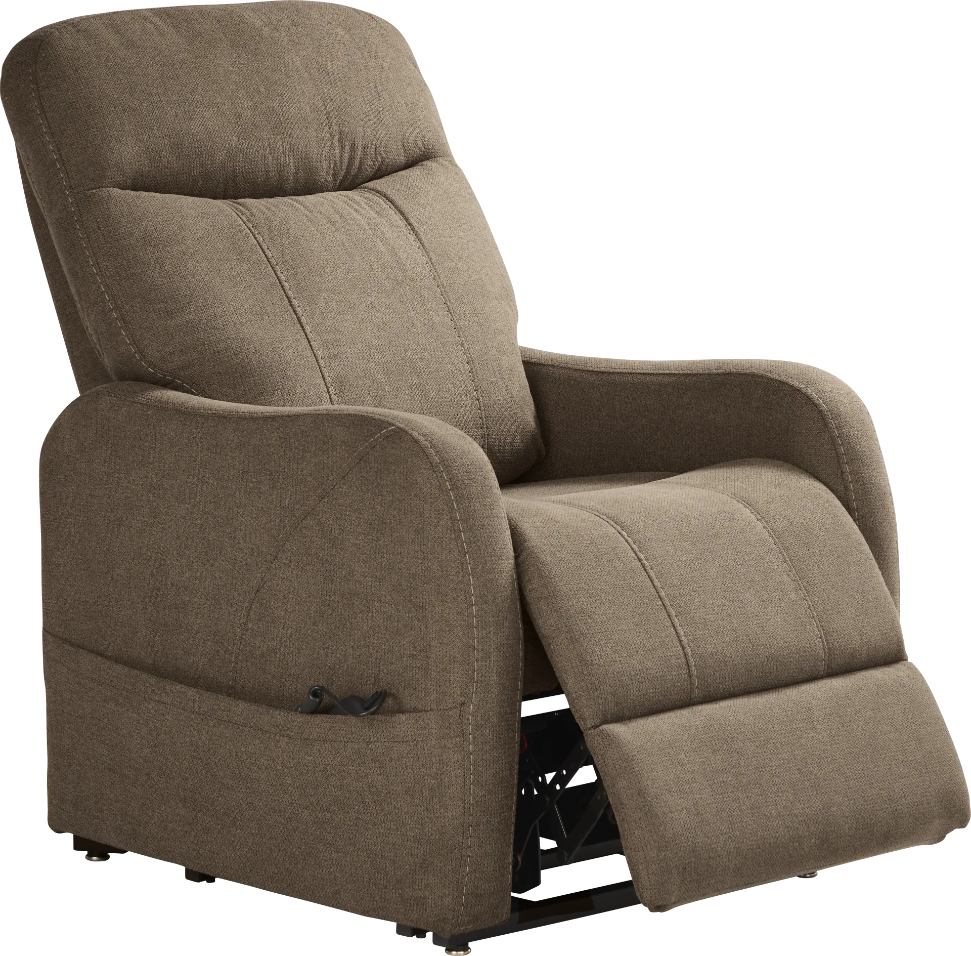 Sophia Brown Power Lift Recliner - Image 1