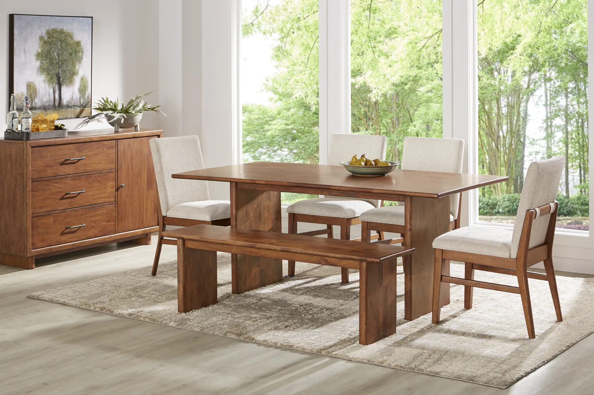 Surrey Ellis Beige Upholstered Chair - Image 1