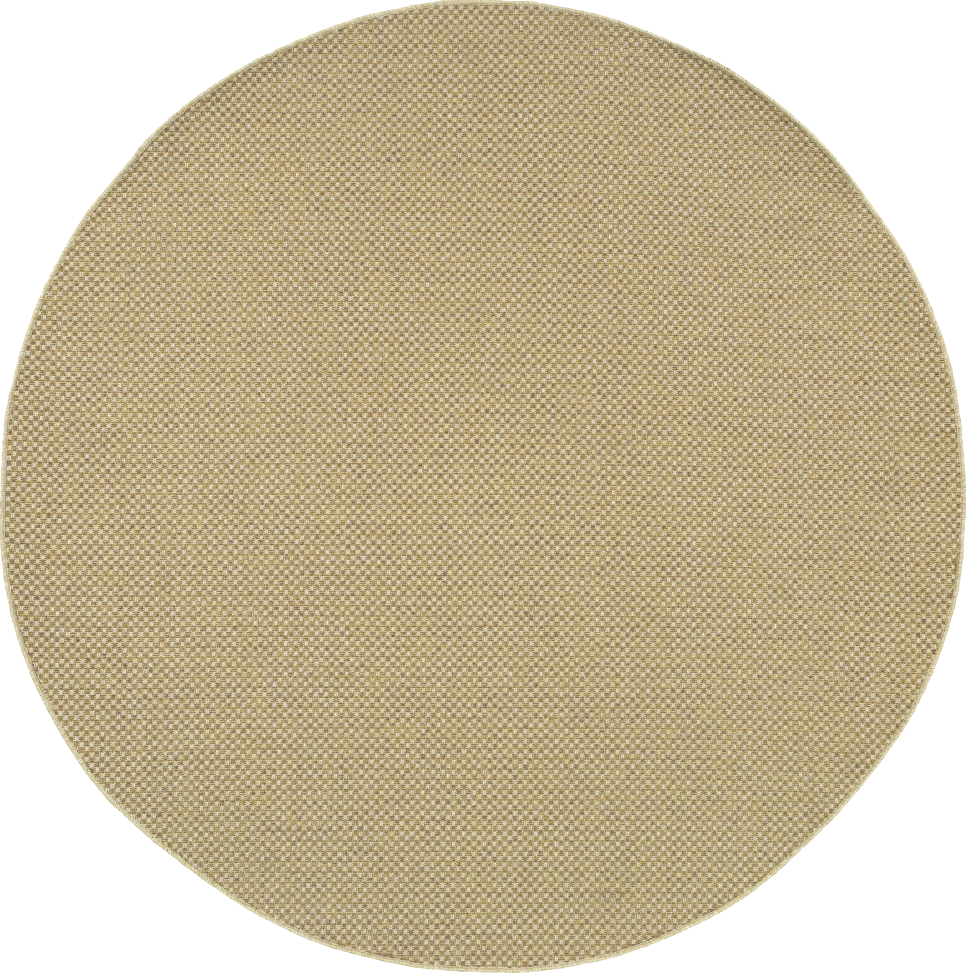 Randi Natural 7'10 Round Indoor/Outdoor Rug - Image 1