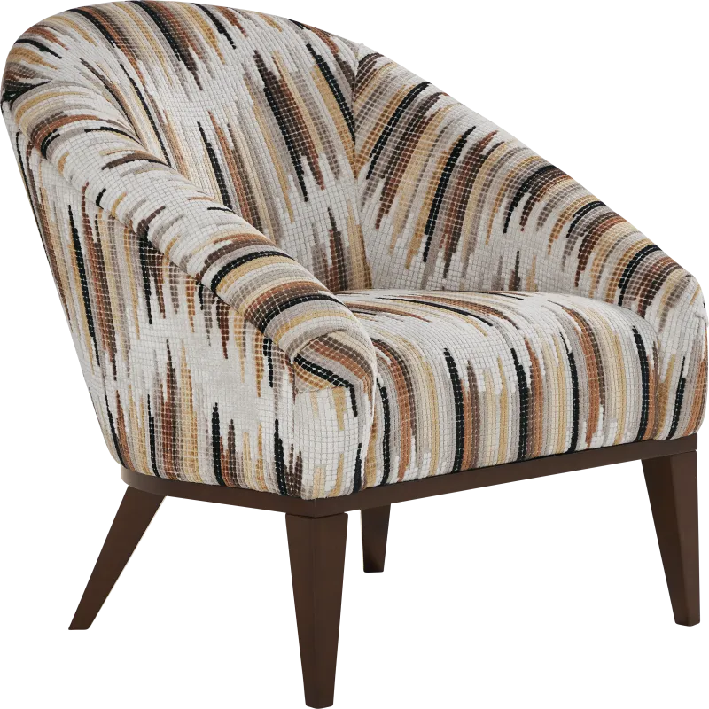 Edison Black Accent Chair