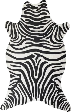 Luanyu Black 5' x 8' Indoor/Outdoor Rug