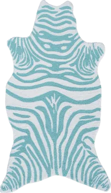 Kids Lonlu Teal 3' x 5' Rug