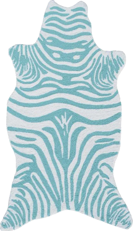 Kids Lonlu Teal 3' x 5' Rug