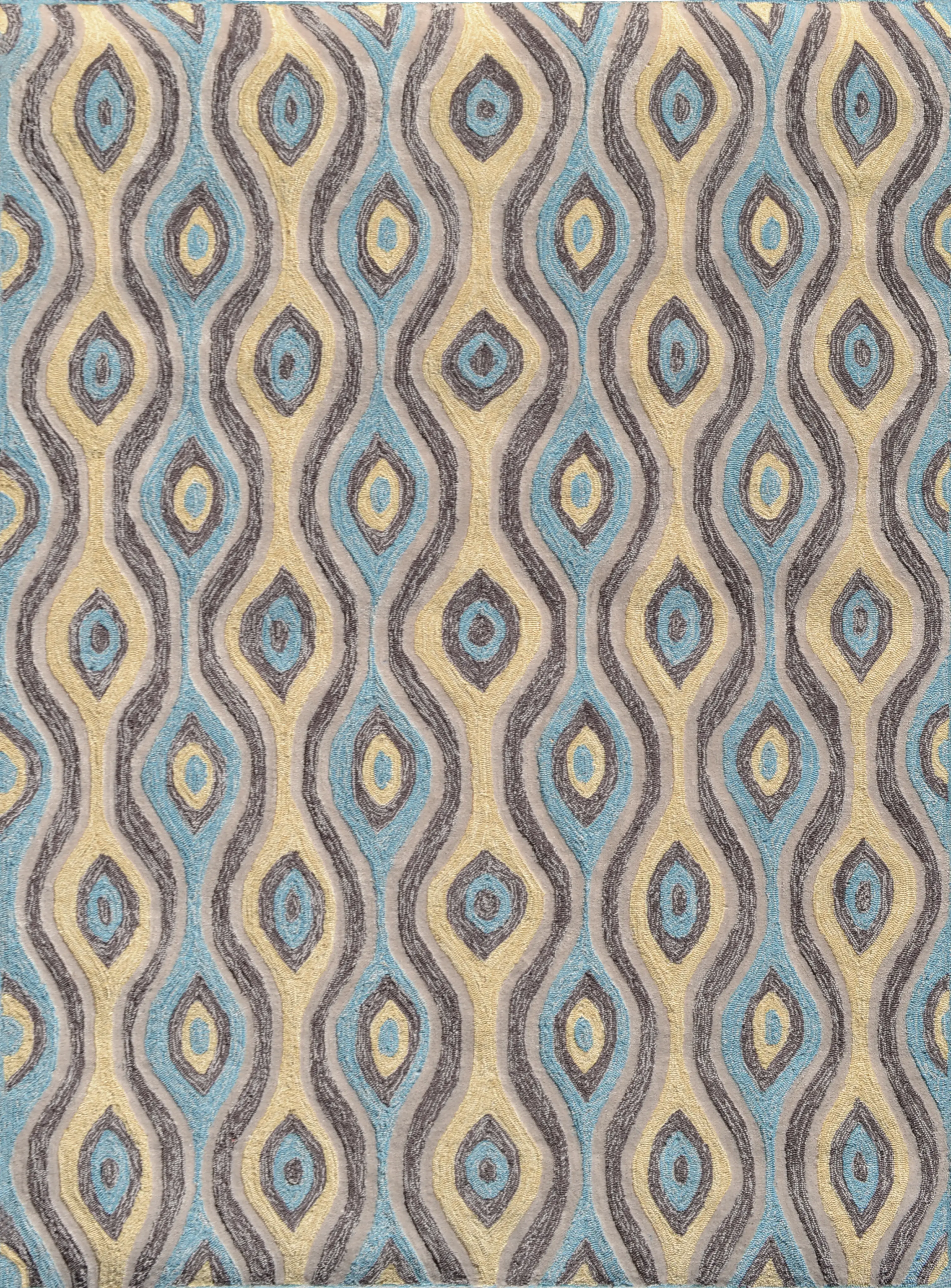 Qantuo Tan 5' x 8' Indoor/Outdoor Rug - Thumbnail - Image 1