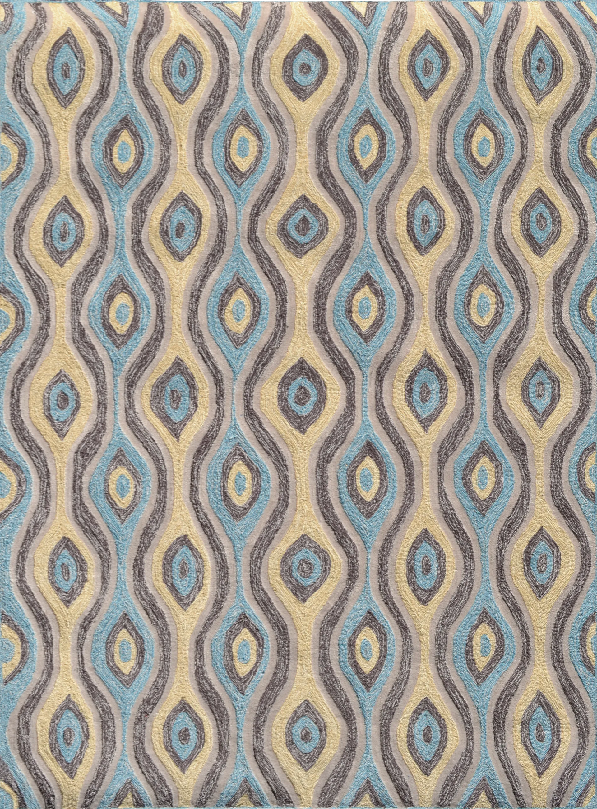 Qantuo Tan 5' x 8' Indoor/Outdoor Rug - Image 1