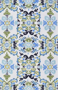 Challon Blue 5' x 8' Indoor/Outdoor Rug