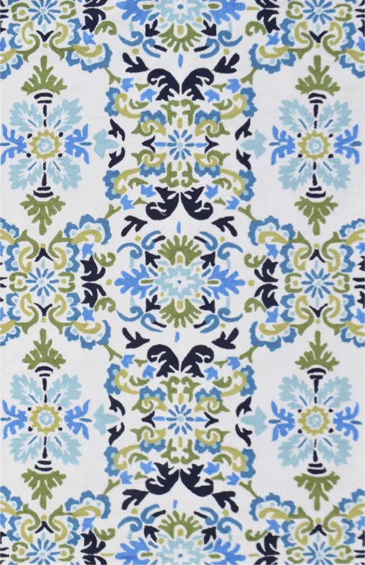 Challon Blue 8' x 10' Indoor/Outdoor Rug