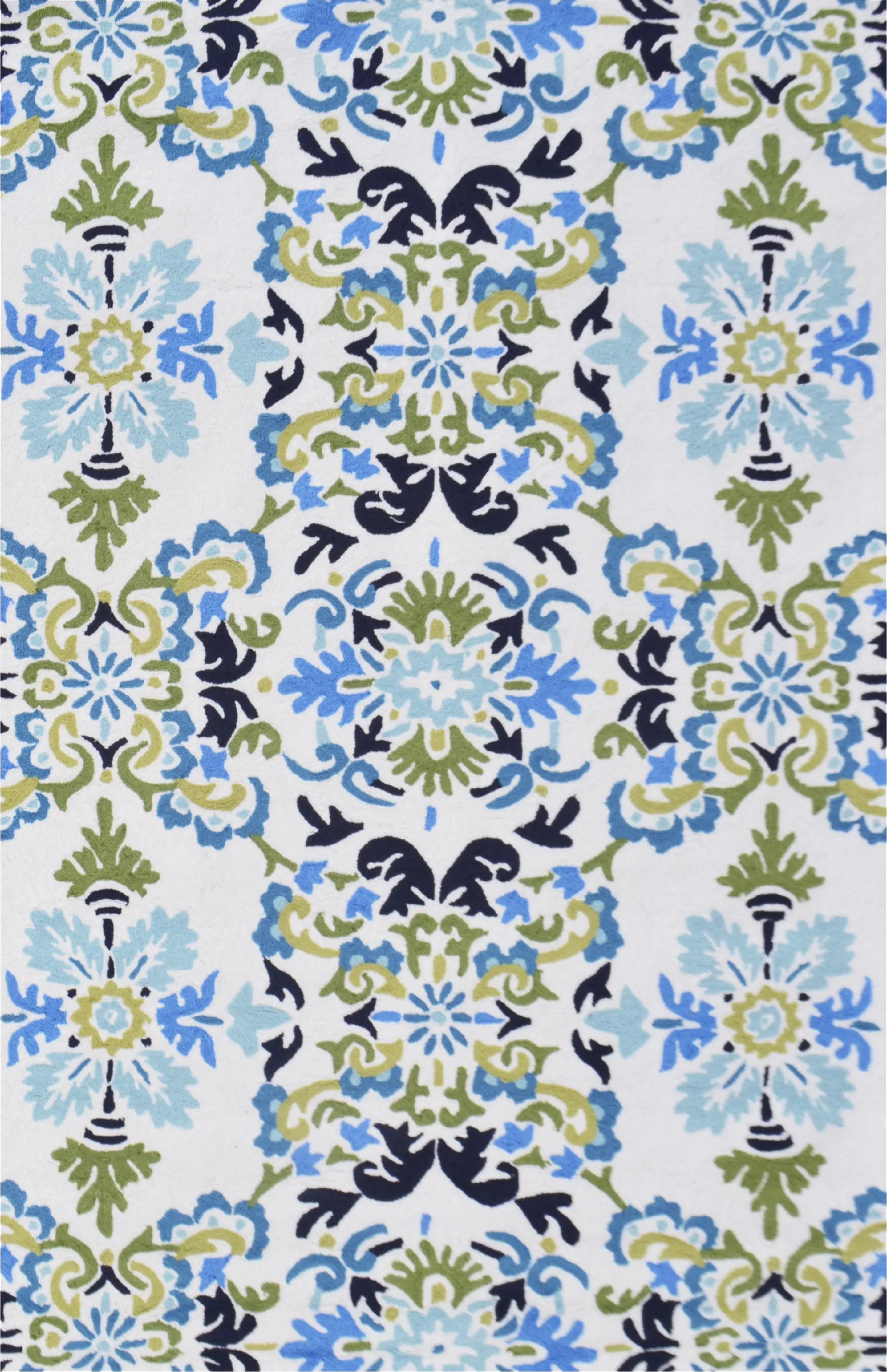 Challon Blue 5' x 8' Indoor/Outdoor Rug - Image 1