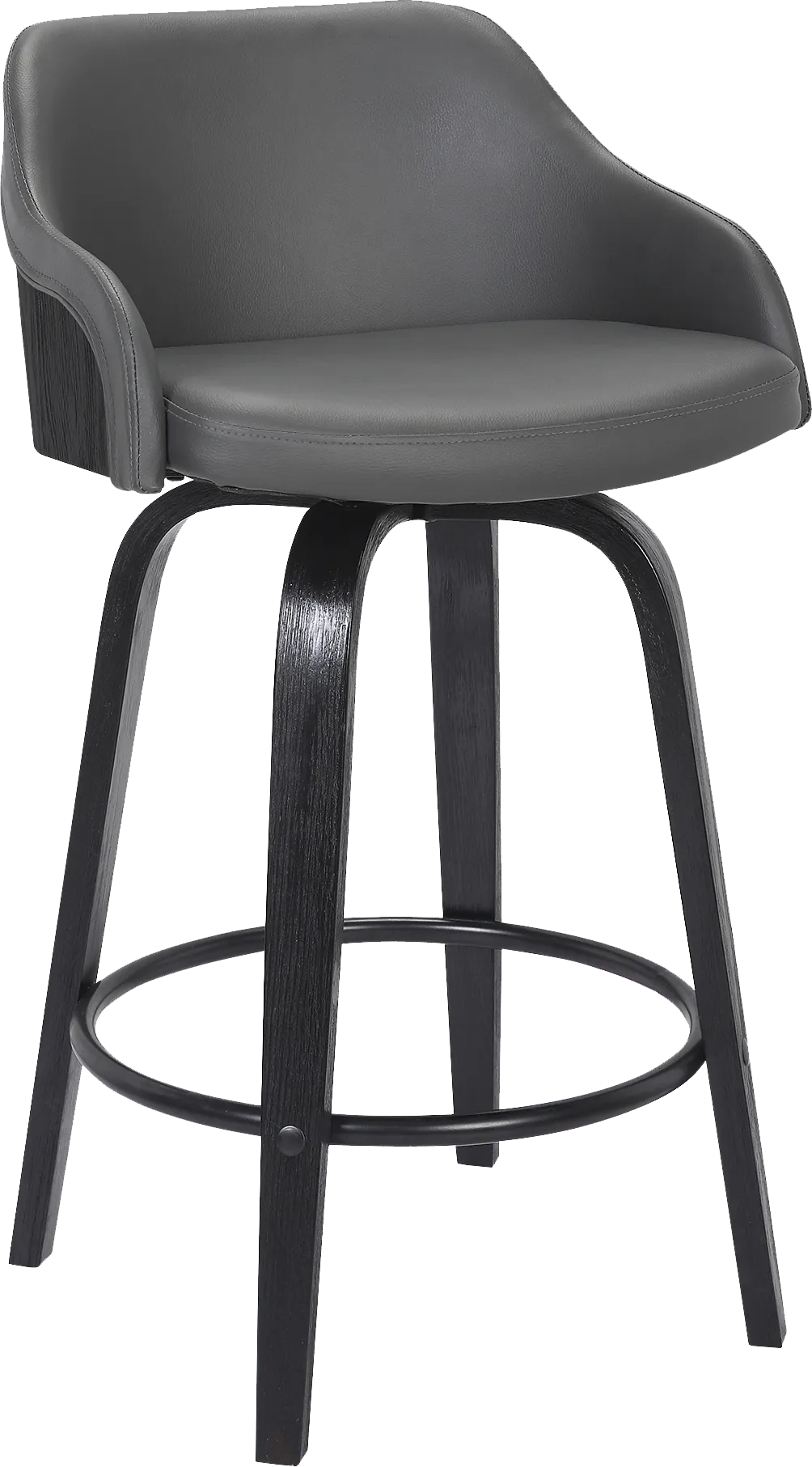 Utley Gray Counter Height Stool - Thumbnail - Image 1