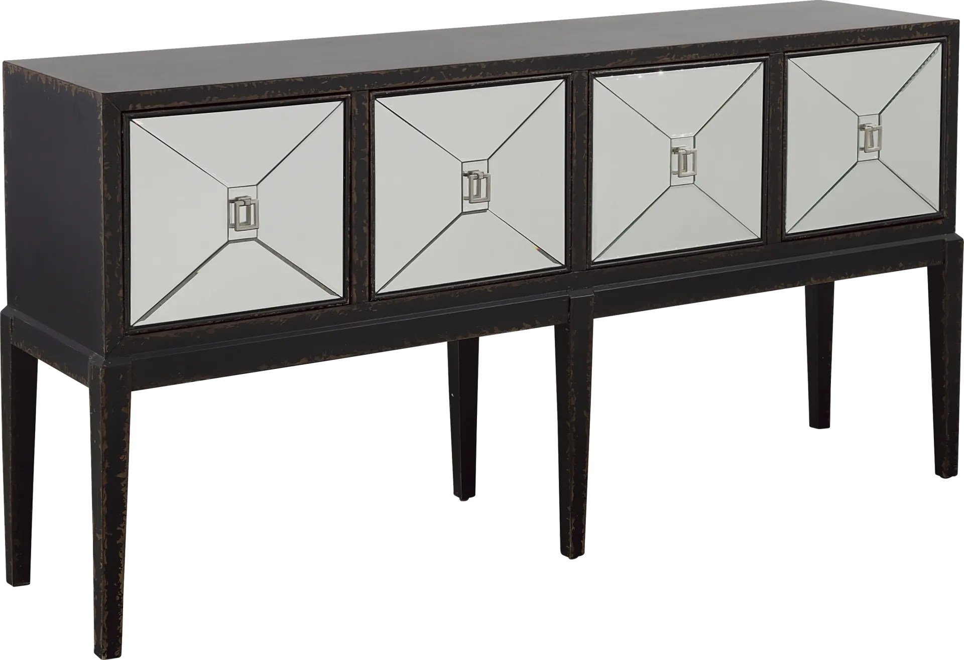 Whitecrowe Black Accent Cabinet - Image 1