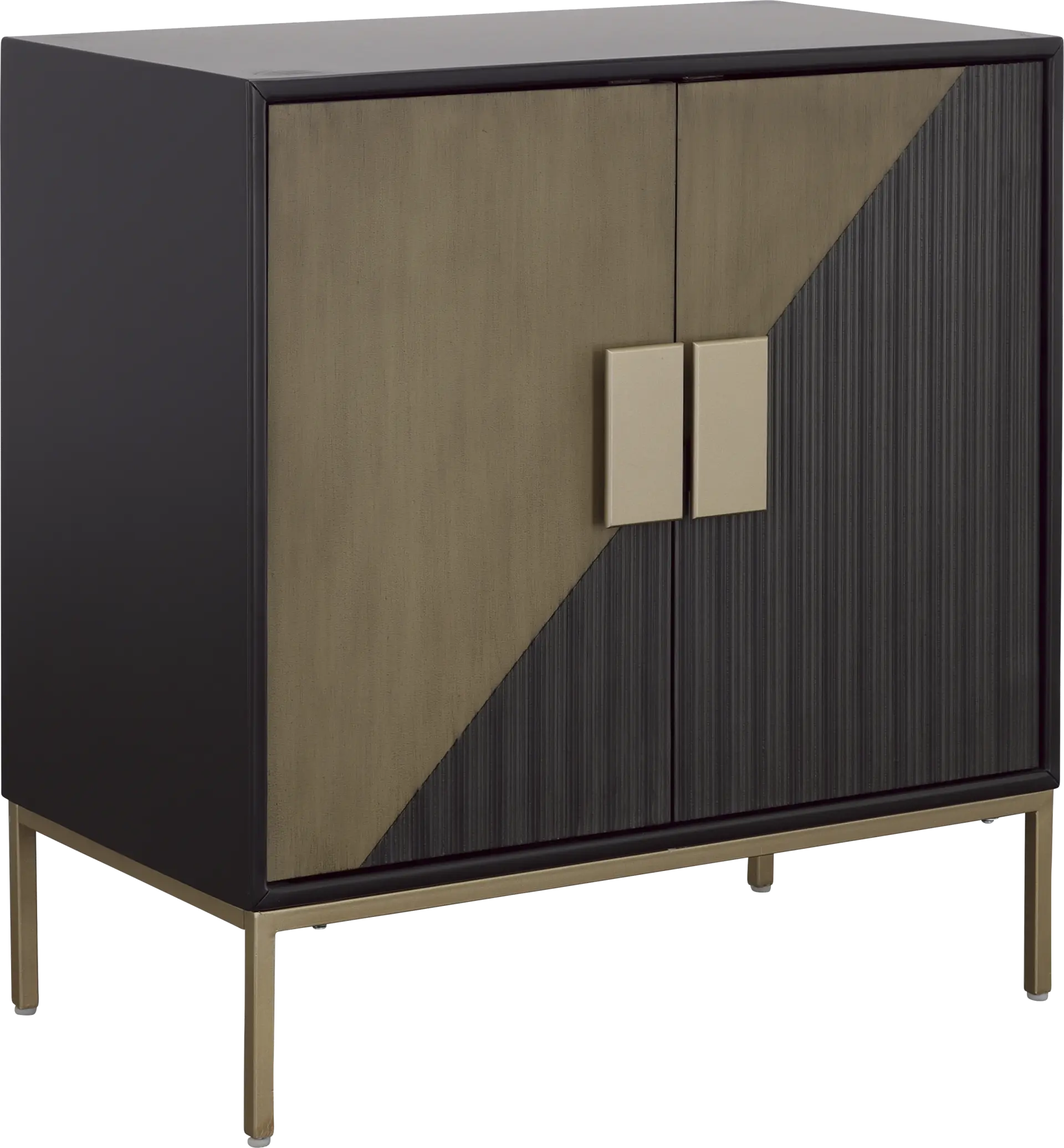 Viridian Black Accent Cabinet