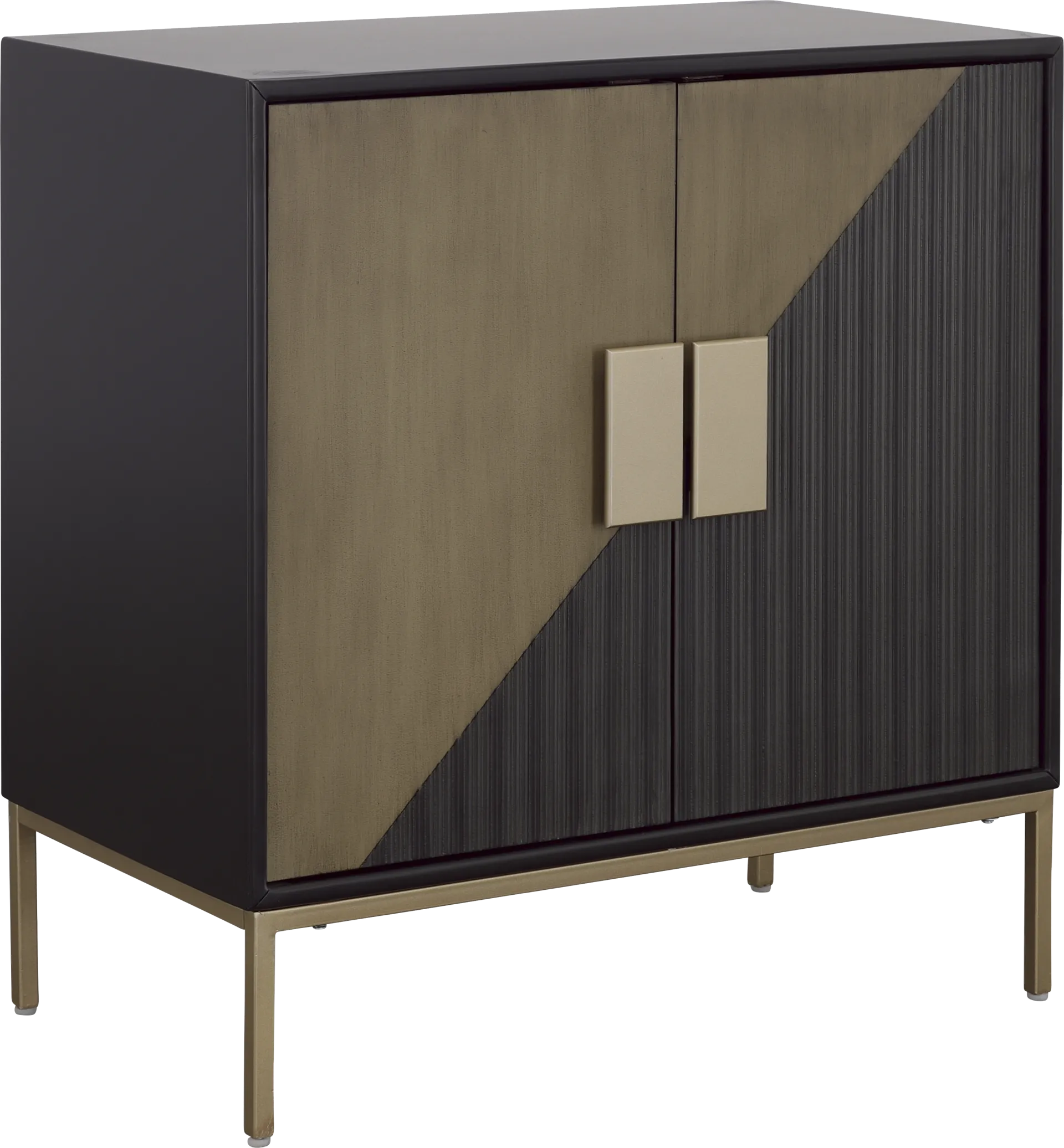 Viridian Black Accent Cabinet - Image 1