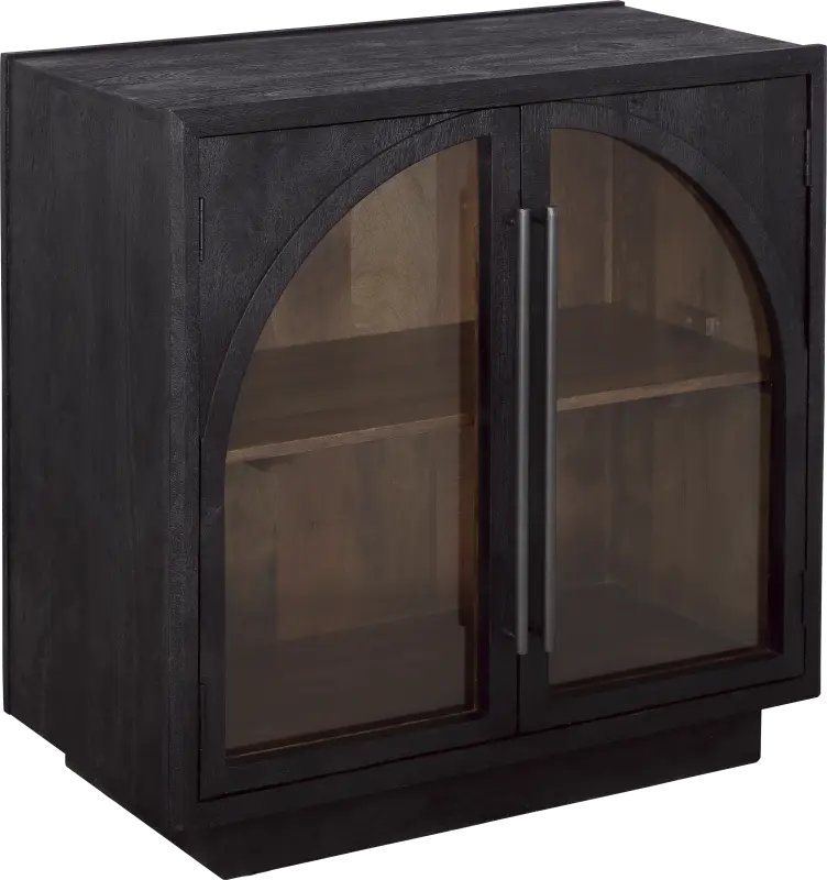 Tomanent Black Accent Cabinet