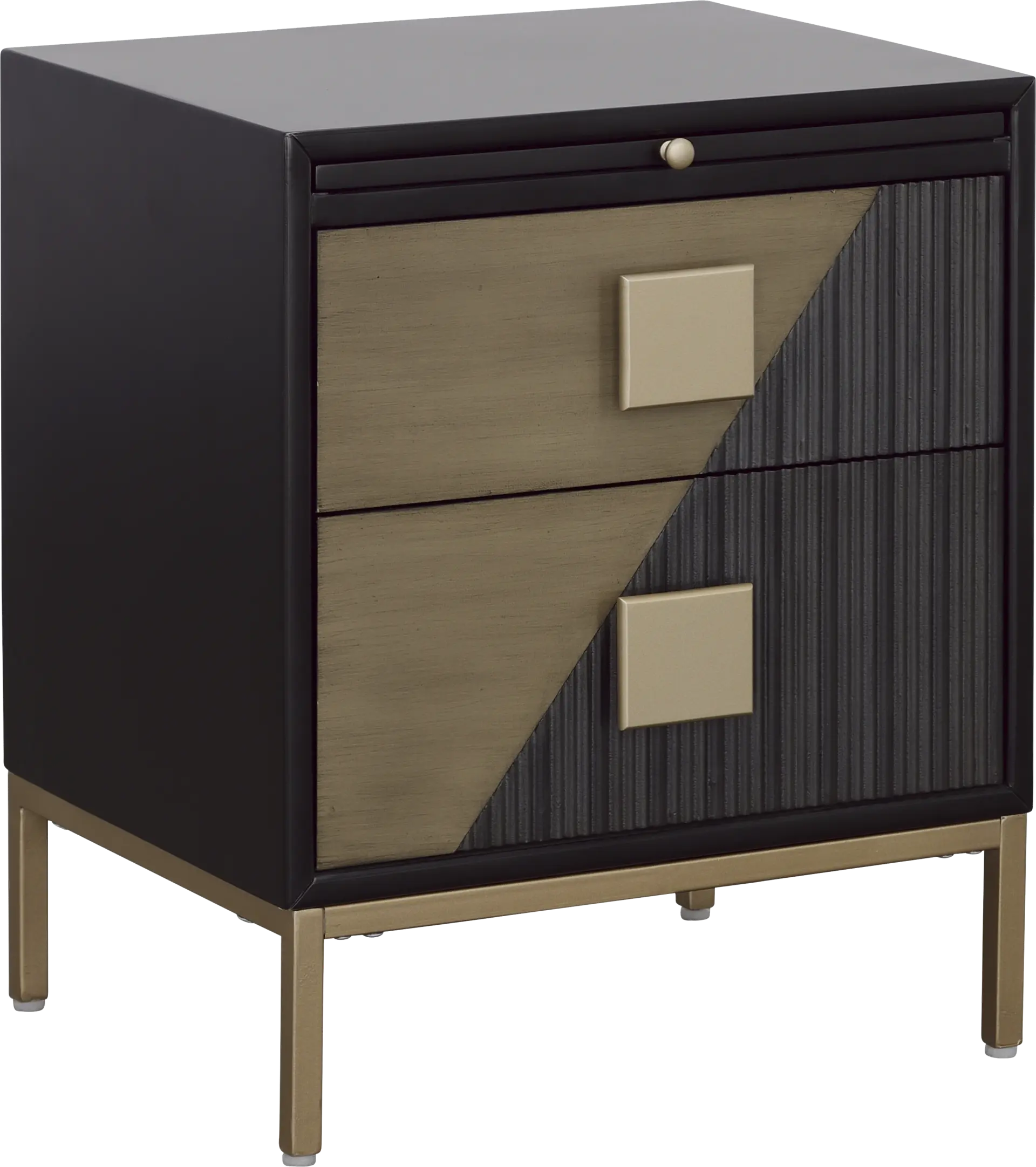Stonethrow Black Side Table