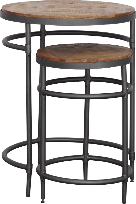Silverway Brown Nesting Tables, Set of 2