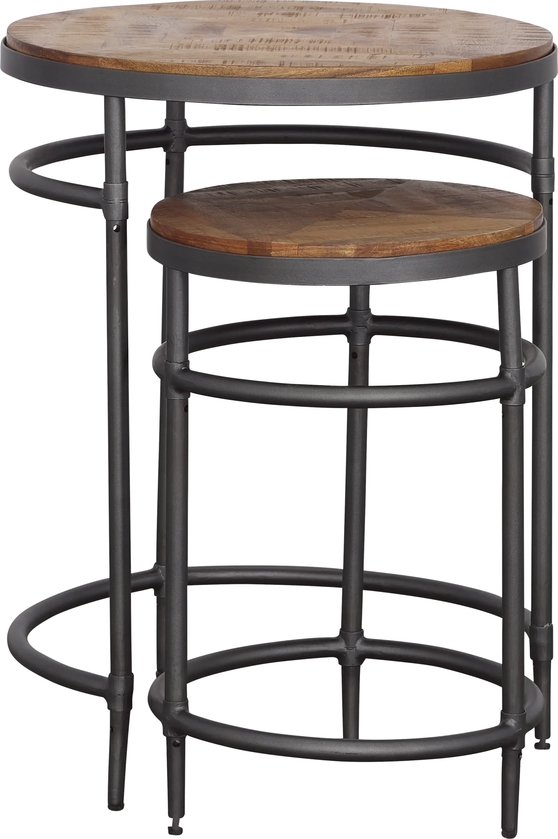 Silverway Brown Nesting Tables, Set of 2