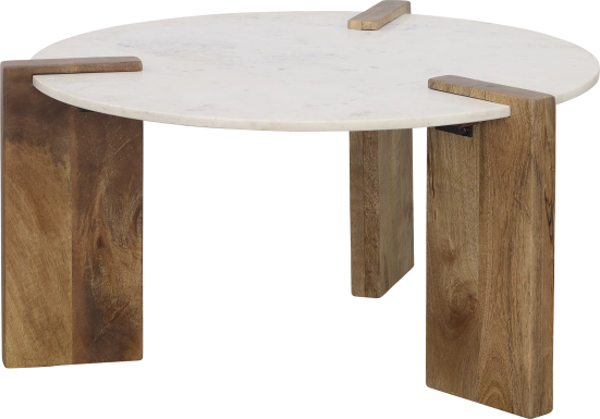 Shantivanna White Cocktail Table