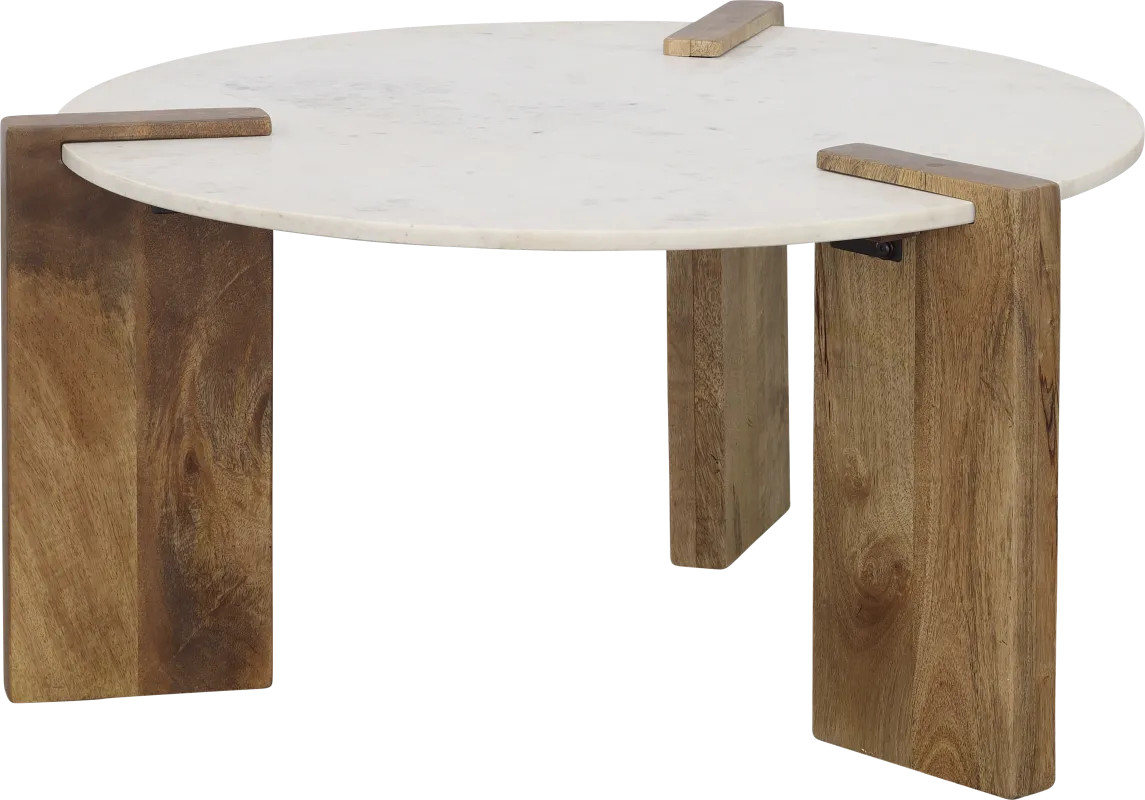 Shantivanna White Cocktail Table