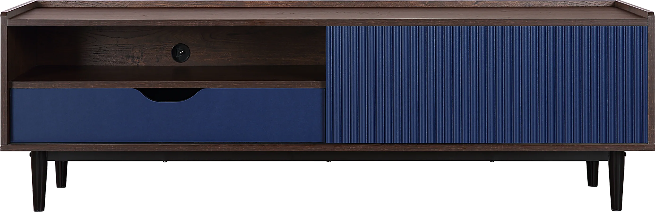 Lindall Navy 59.5 in. Console - Thumbnail - Image 1