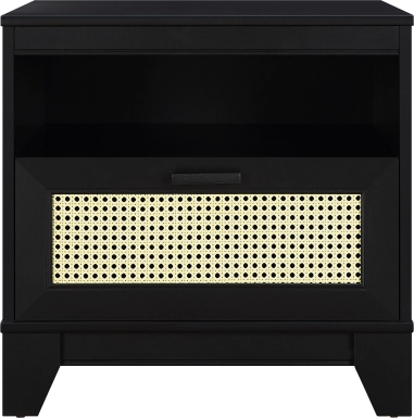 Gansons Black Nightstand