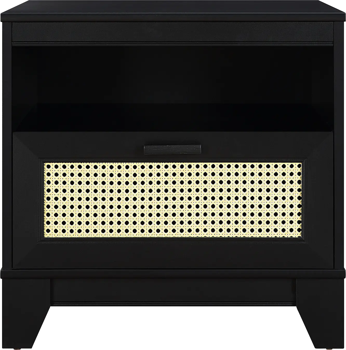 Gansons Black Nightstand
