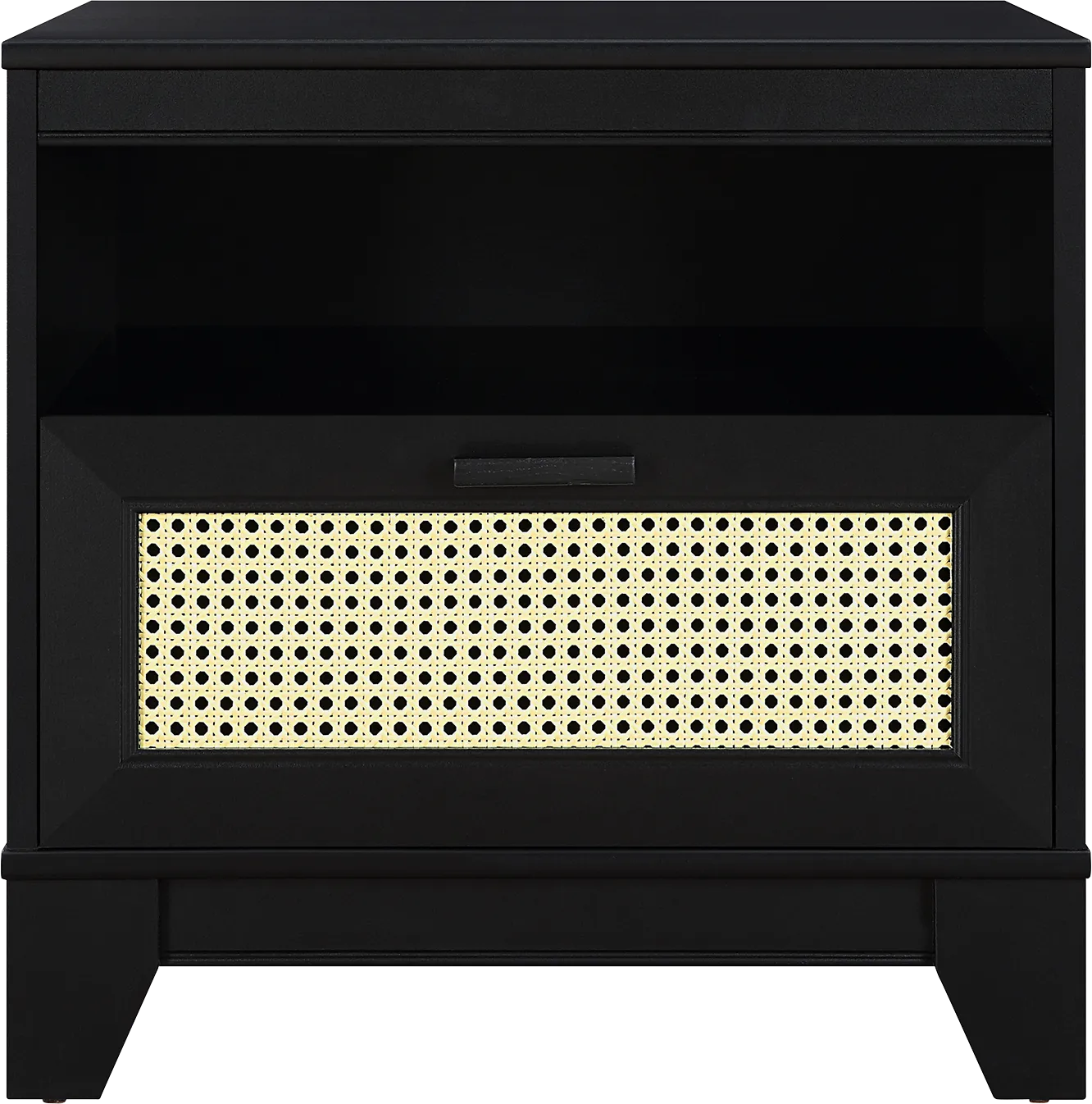 Gansons Black Nightstand - Image 1