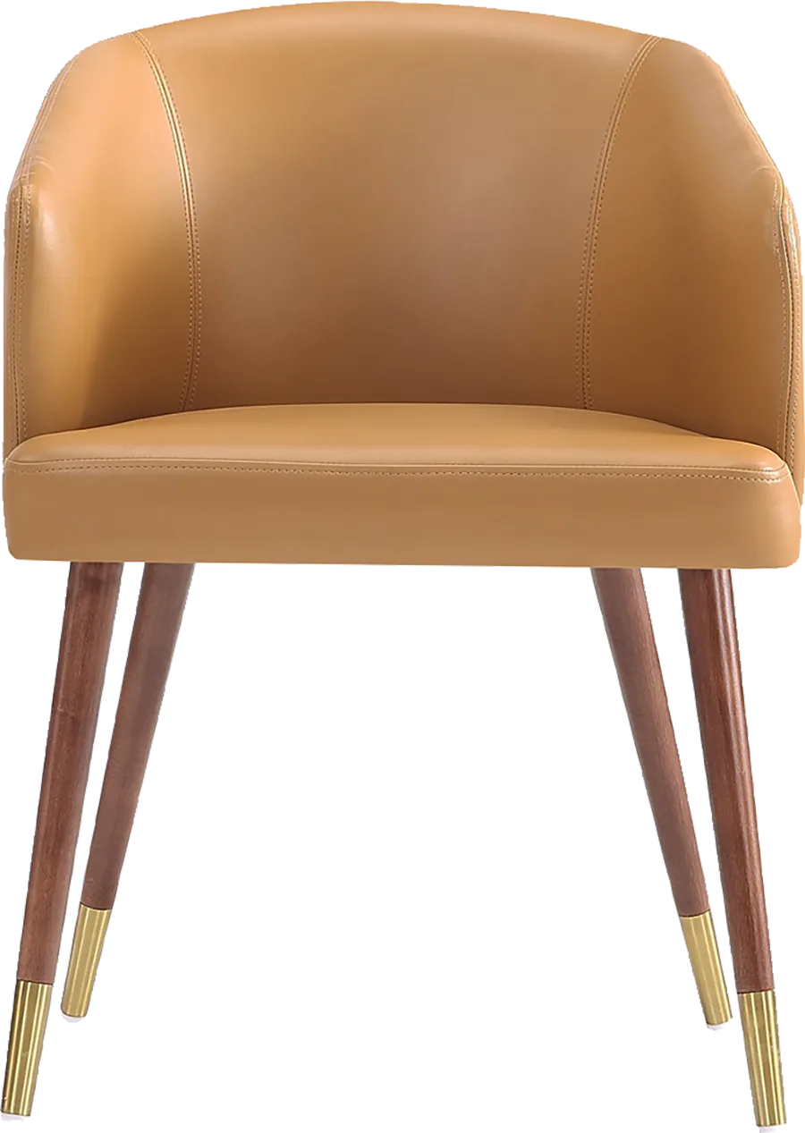 Orrantia Camel Arm Chair - Image 1