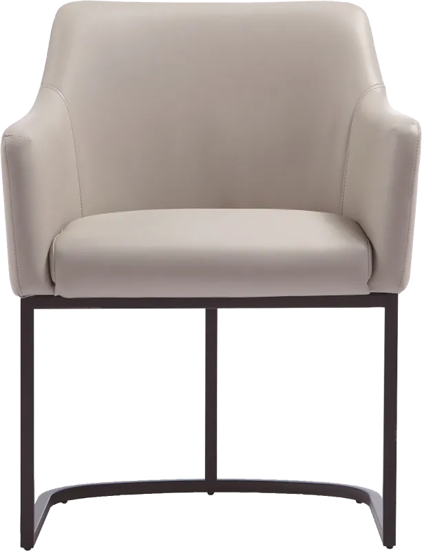 Truche Light Gray Arm Chair