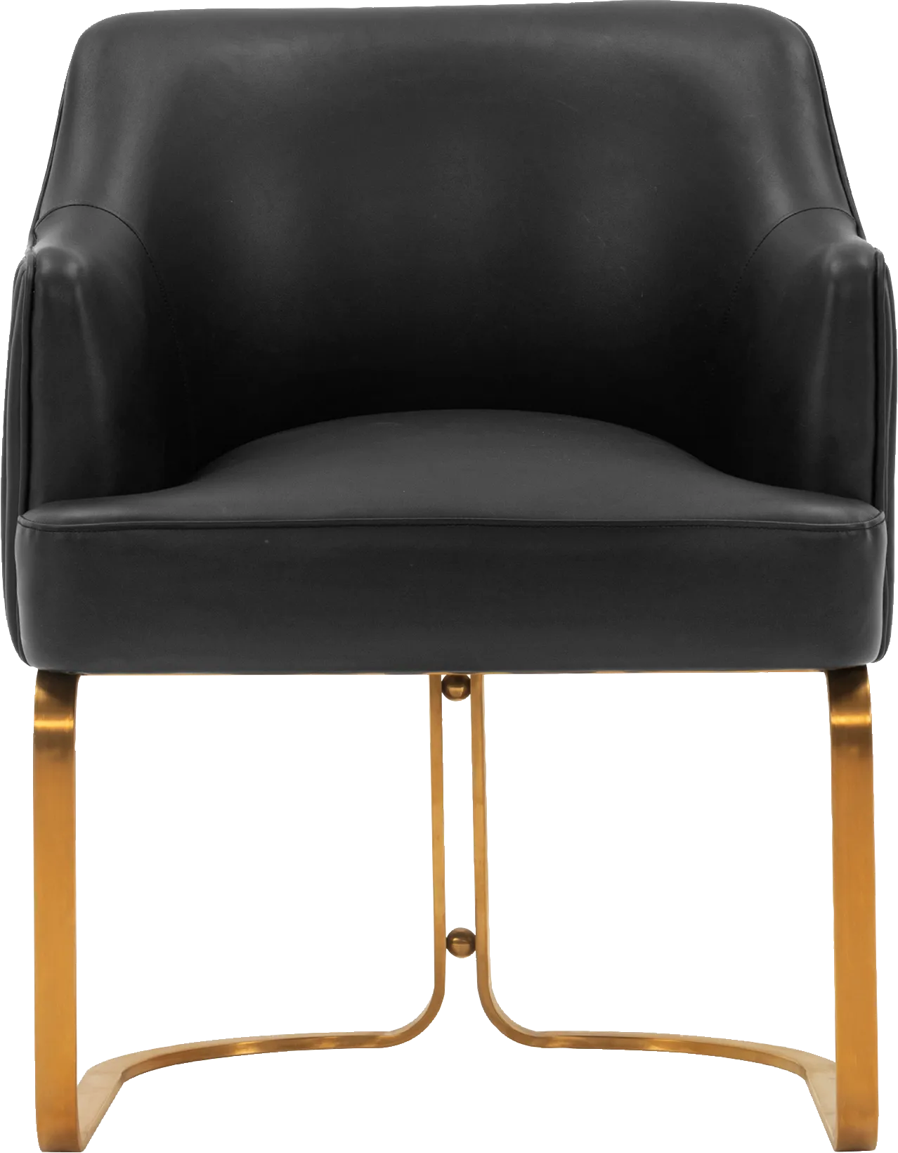 Pegan Black Arm Chair - Image 1