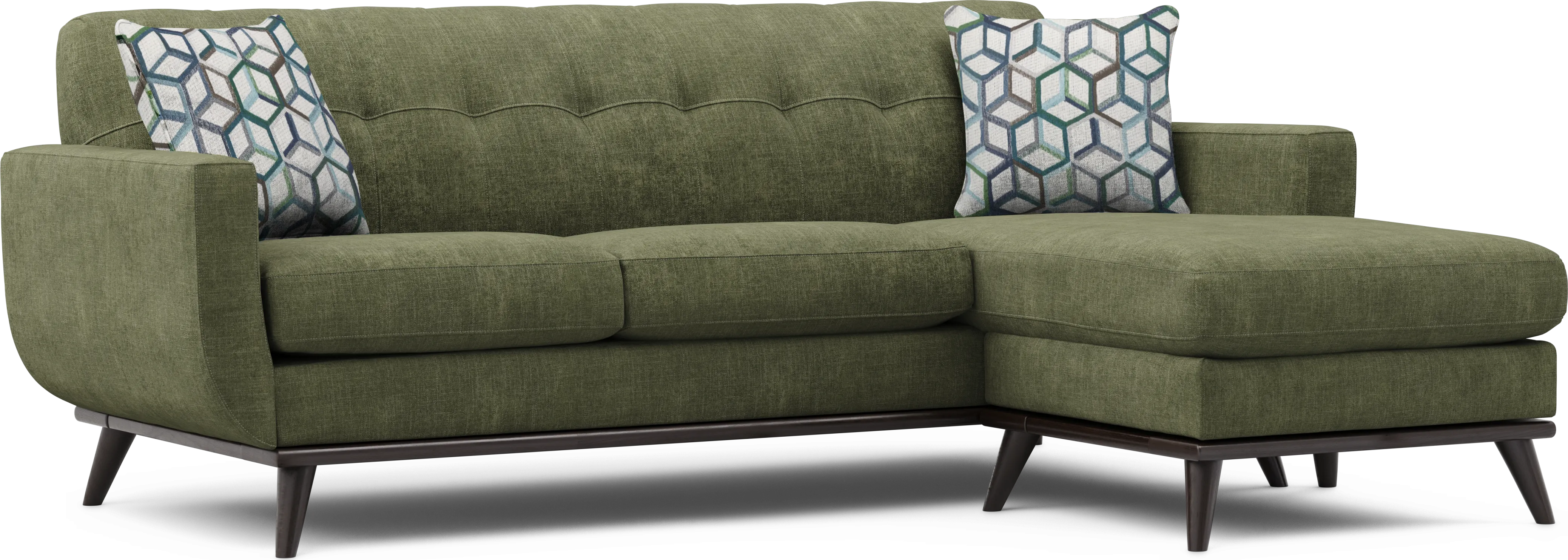 East Side Avocado 5 Pc Sectional Living Room - Thumbnail - Image 2