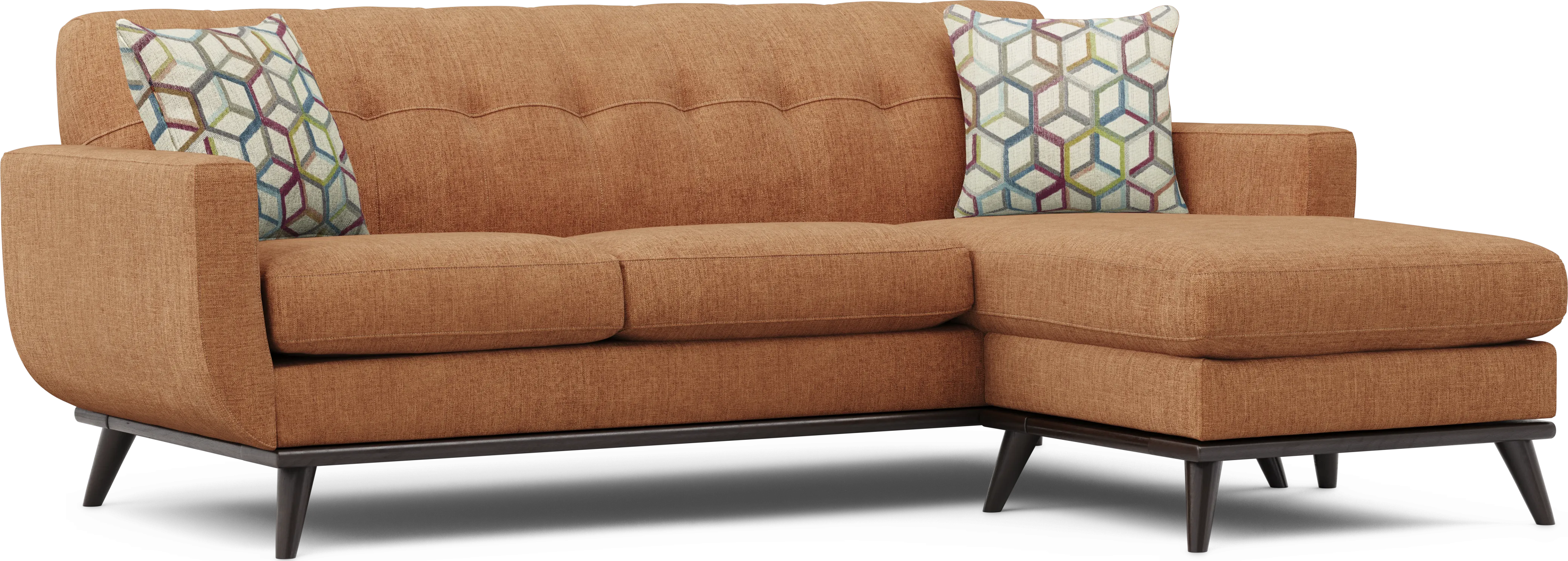 East Side Russet 5 Pc Sectional Living Room - Thumbnail - Image 2