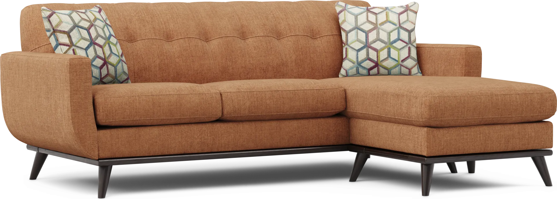 East Side Russet Chaise Sofa - Image 2