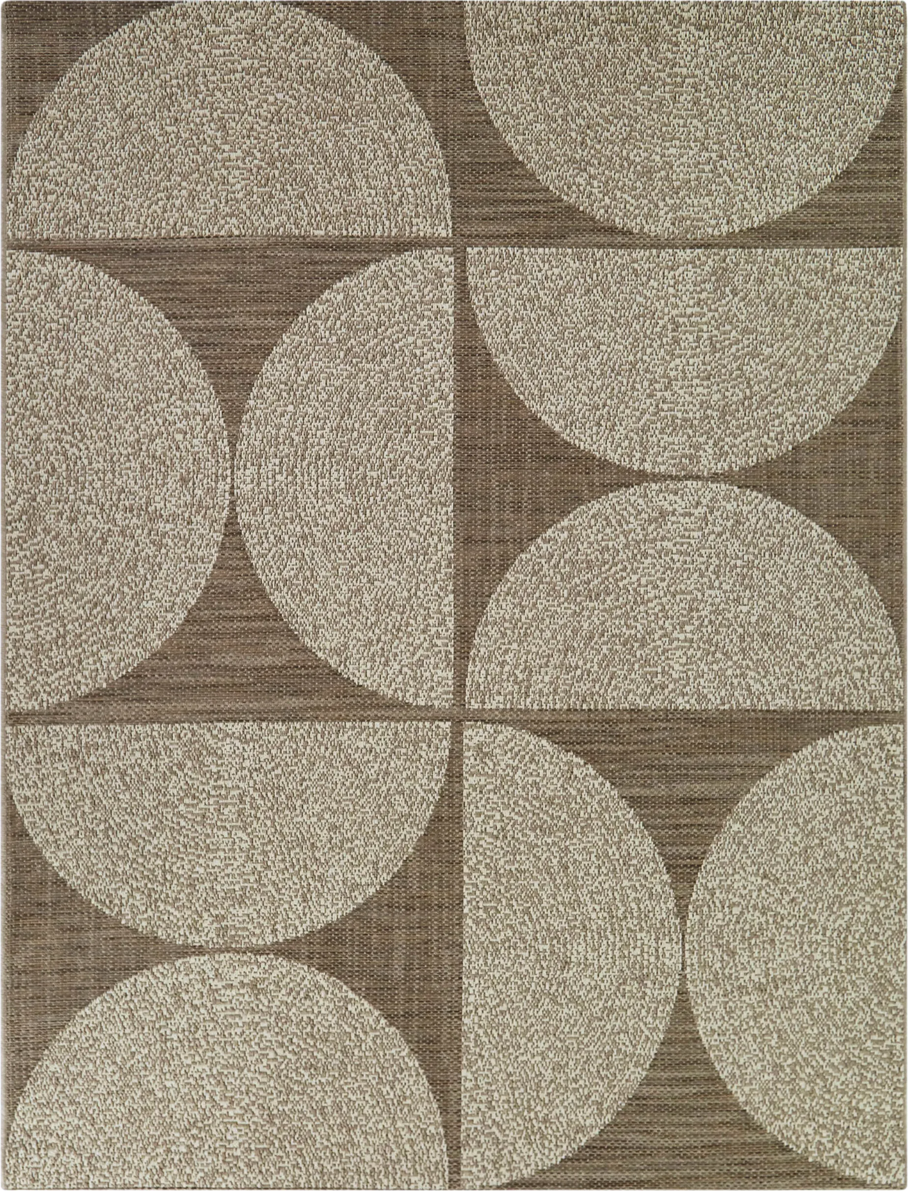 Monaghan Brown 5'3 X 7' Indoor/Outdoor Rug - Image 1