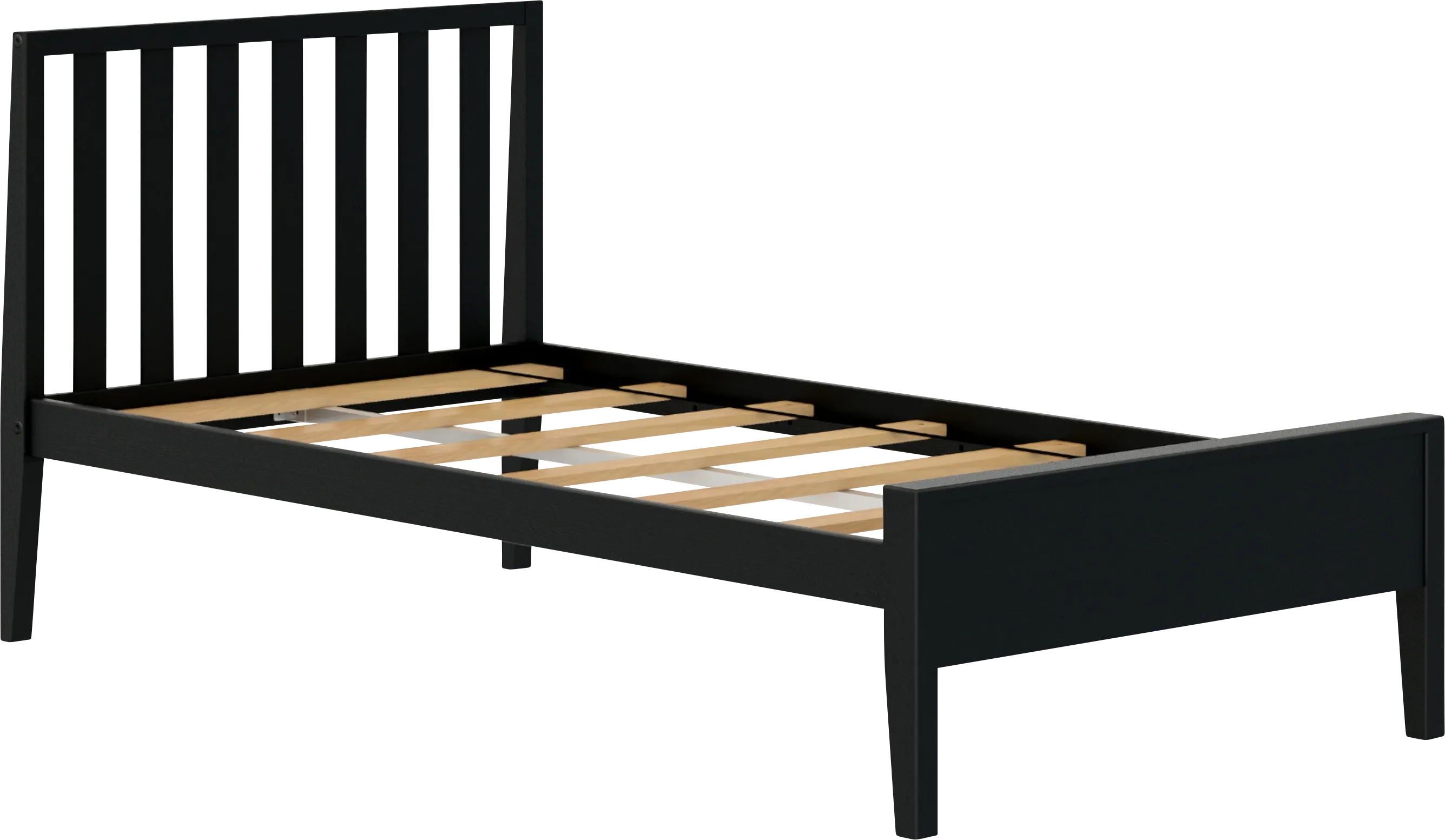 Kids Jolana Black Twin Bed - Thumbnail - Image 1
