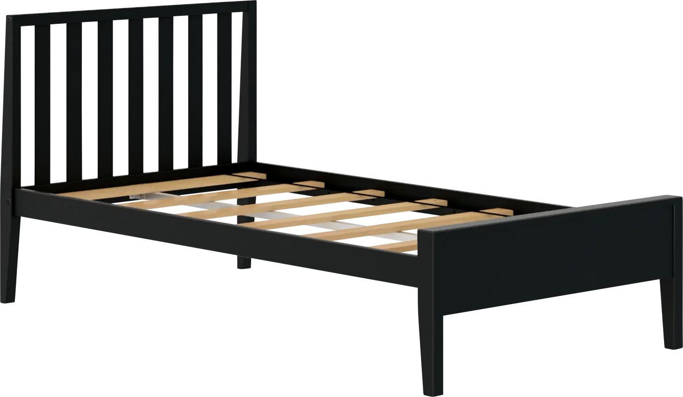 Kids Jolana Black Twin Bed