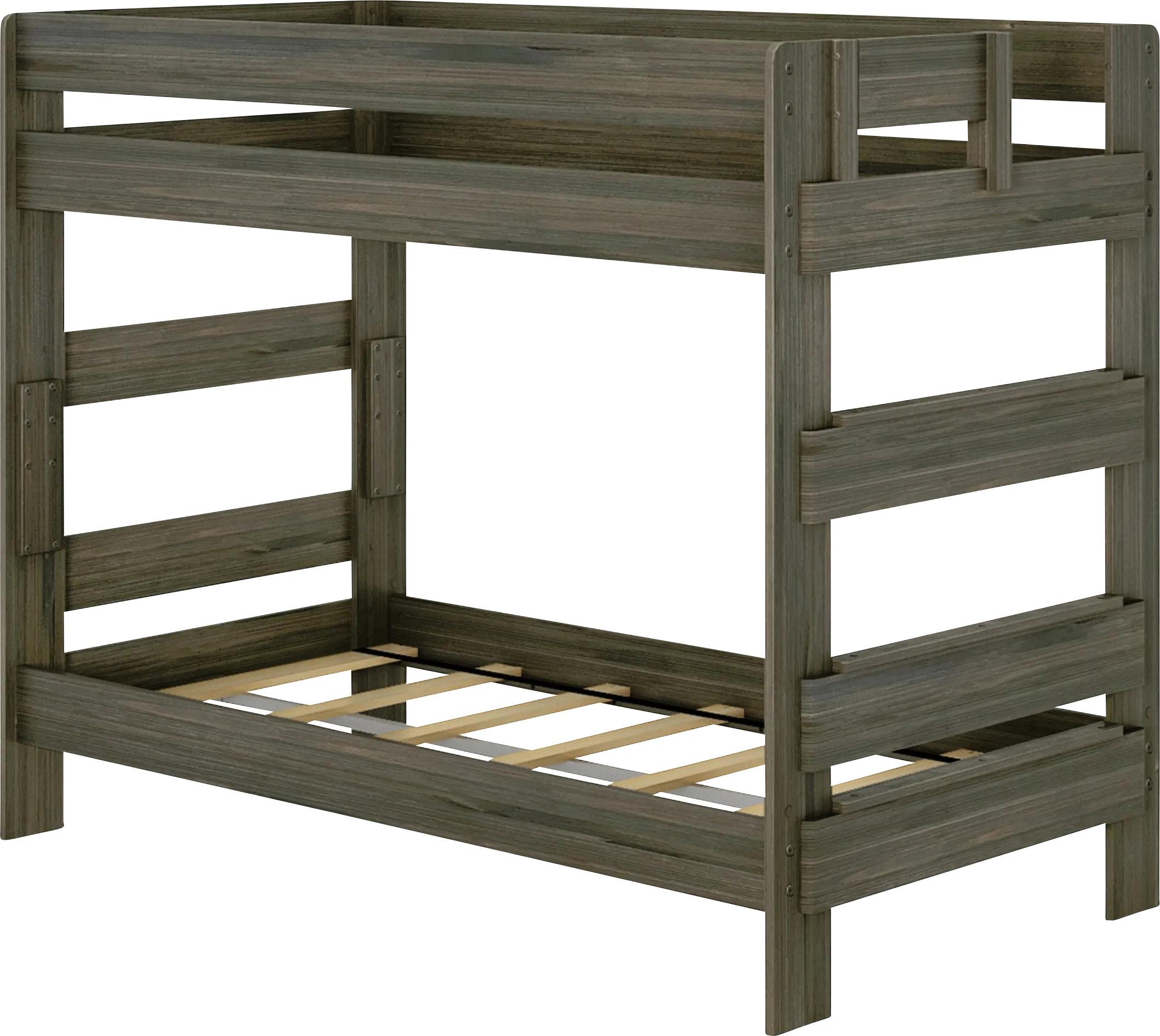 Kids Darja I Brown Twin/Twin Bunk Bed - Thumbnail - Image 1