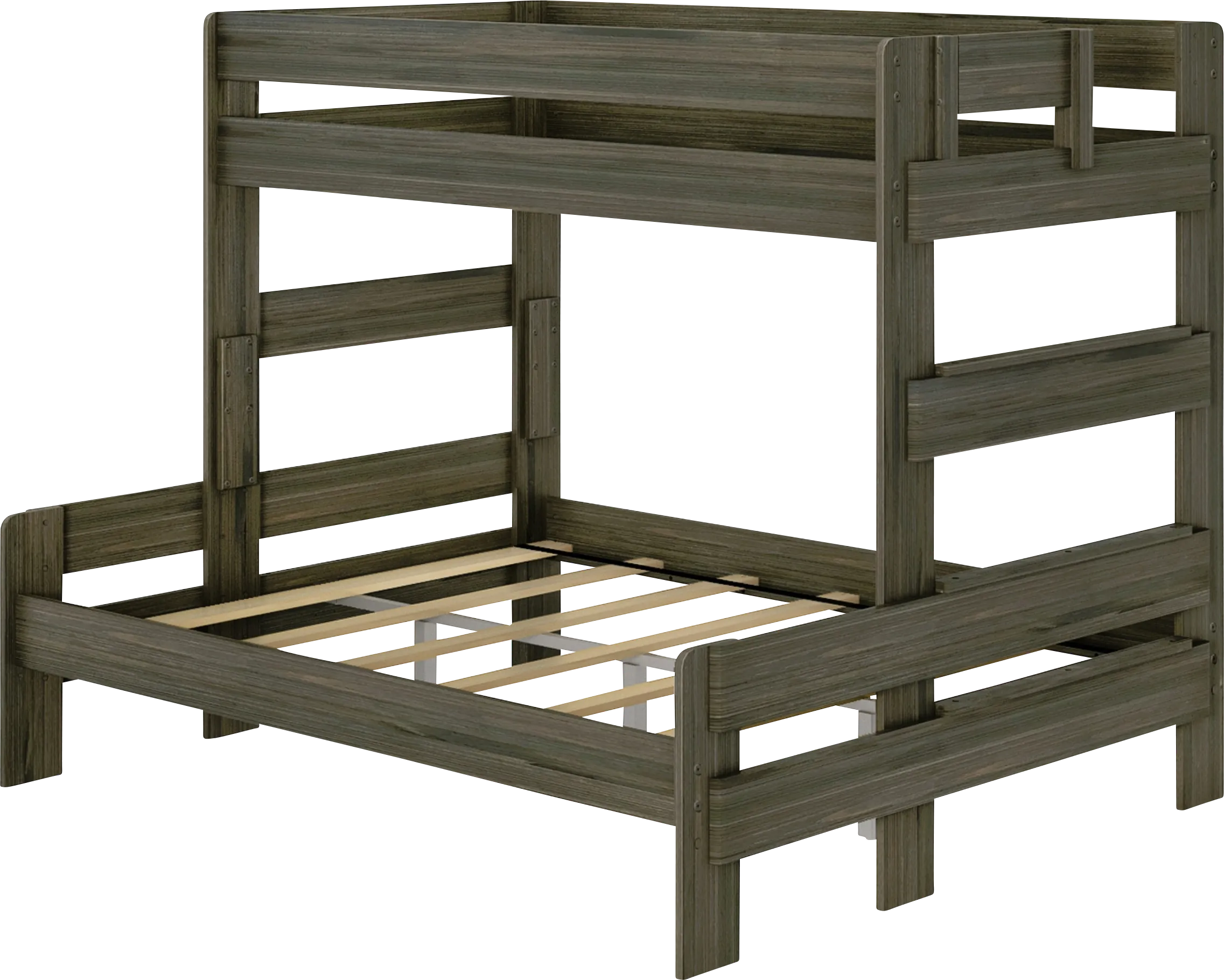 Kids Darja I Brown Twin XL/Queen Bunk Bed - Thumbnail - Image 1