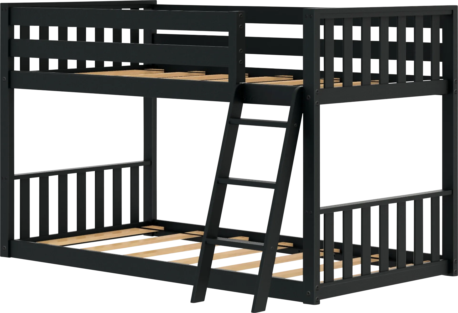 Kids Klaudie I Black Twin/Twin Bunk Bed - Image 1