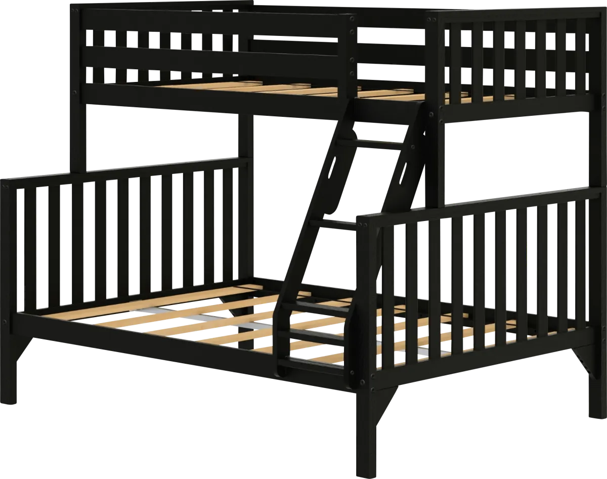 Klaudie II Black Twin/Full Bunk Bed | Rooms to Go