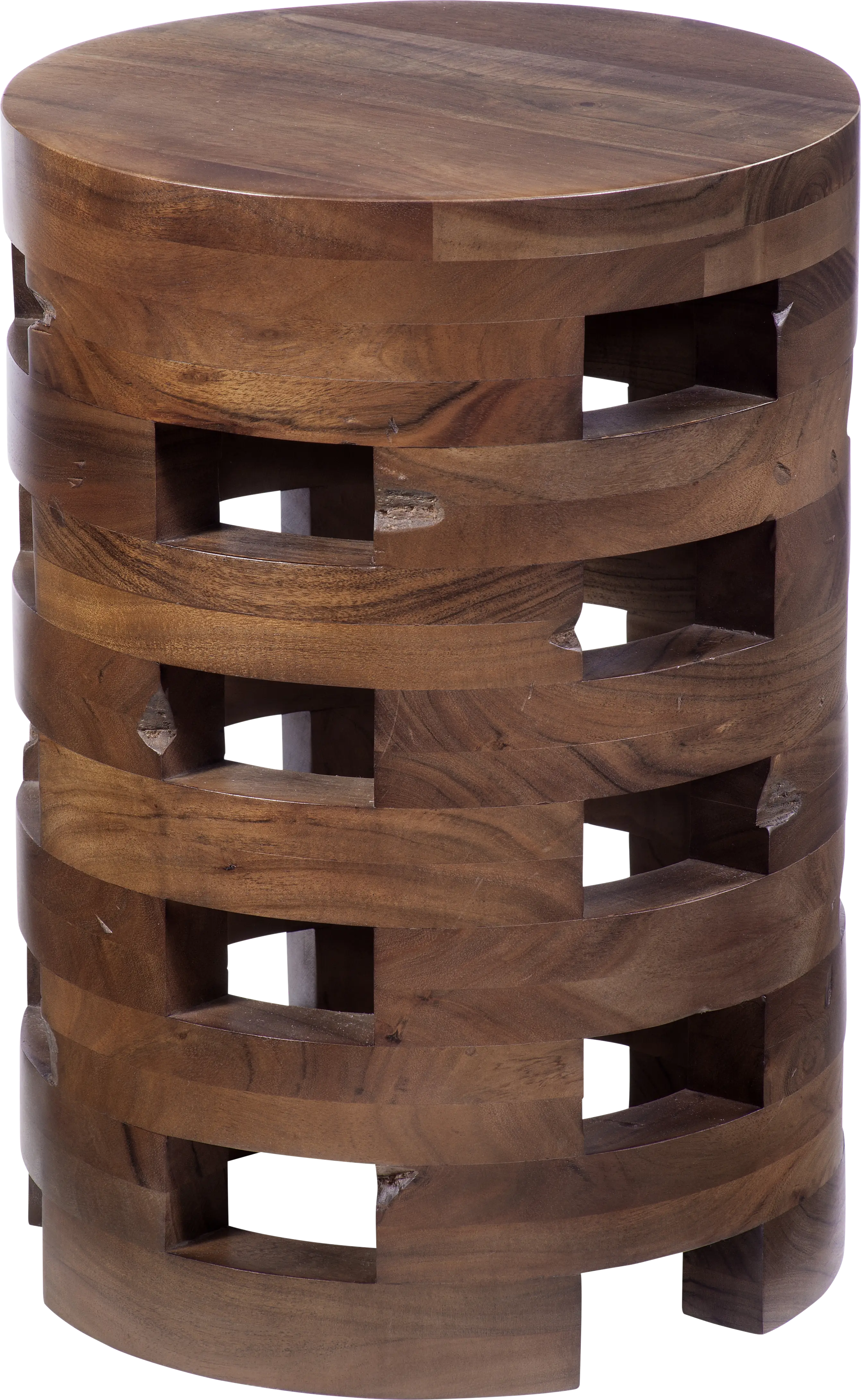 Larouche Brown Accent Table