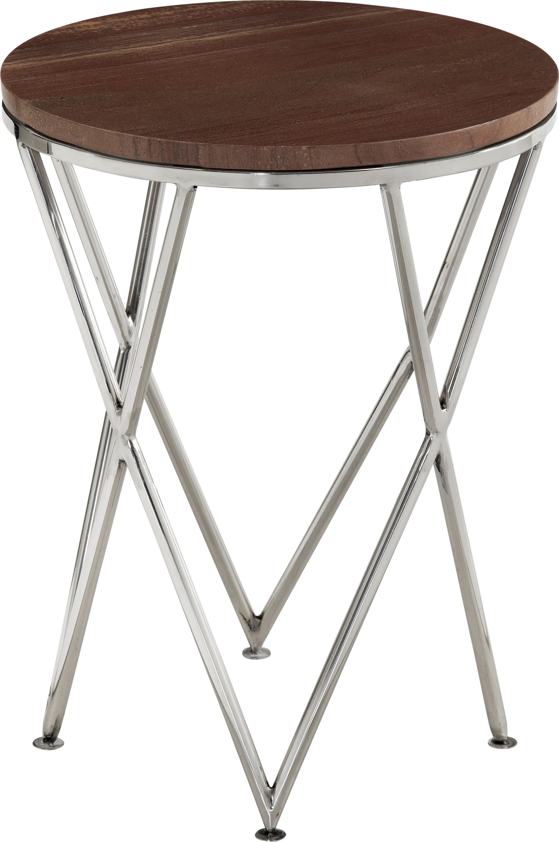 Stinziano Silver Accent Table