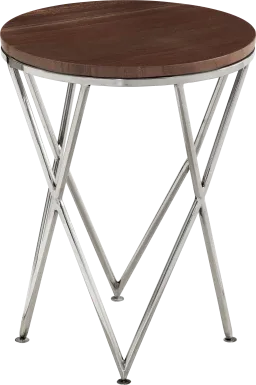 Stinziano Silver Accent Table