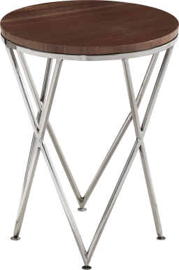 Stinziano Silver Accent Table
