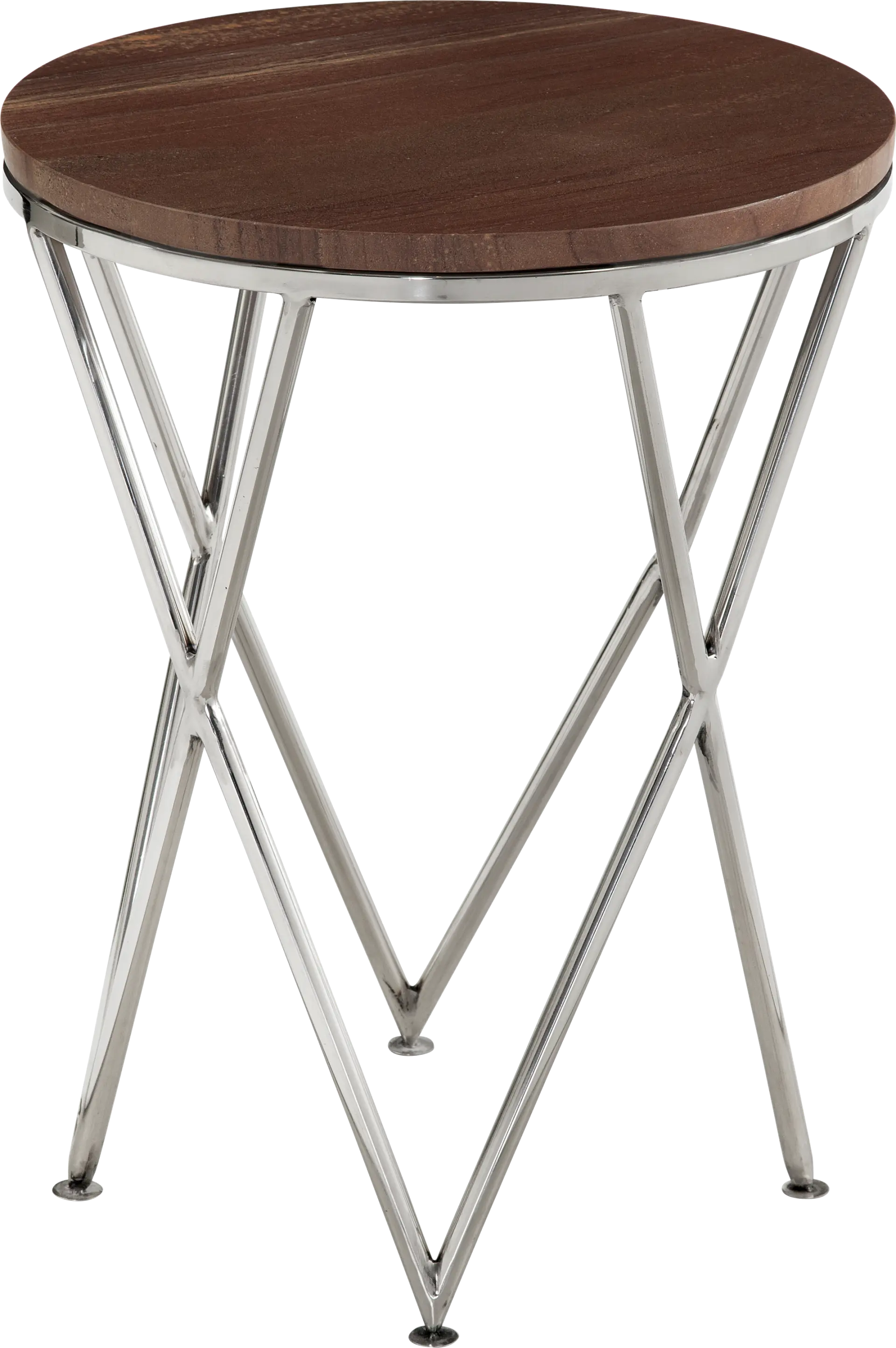 Stinziano Silver Accent Table