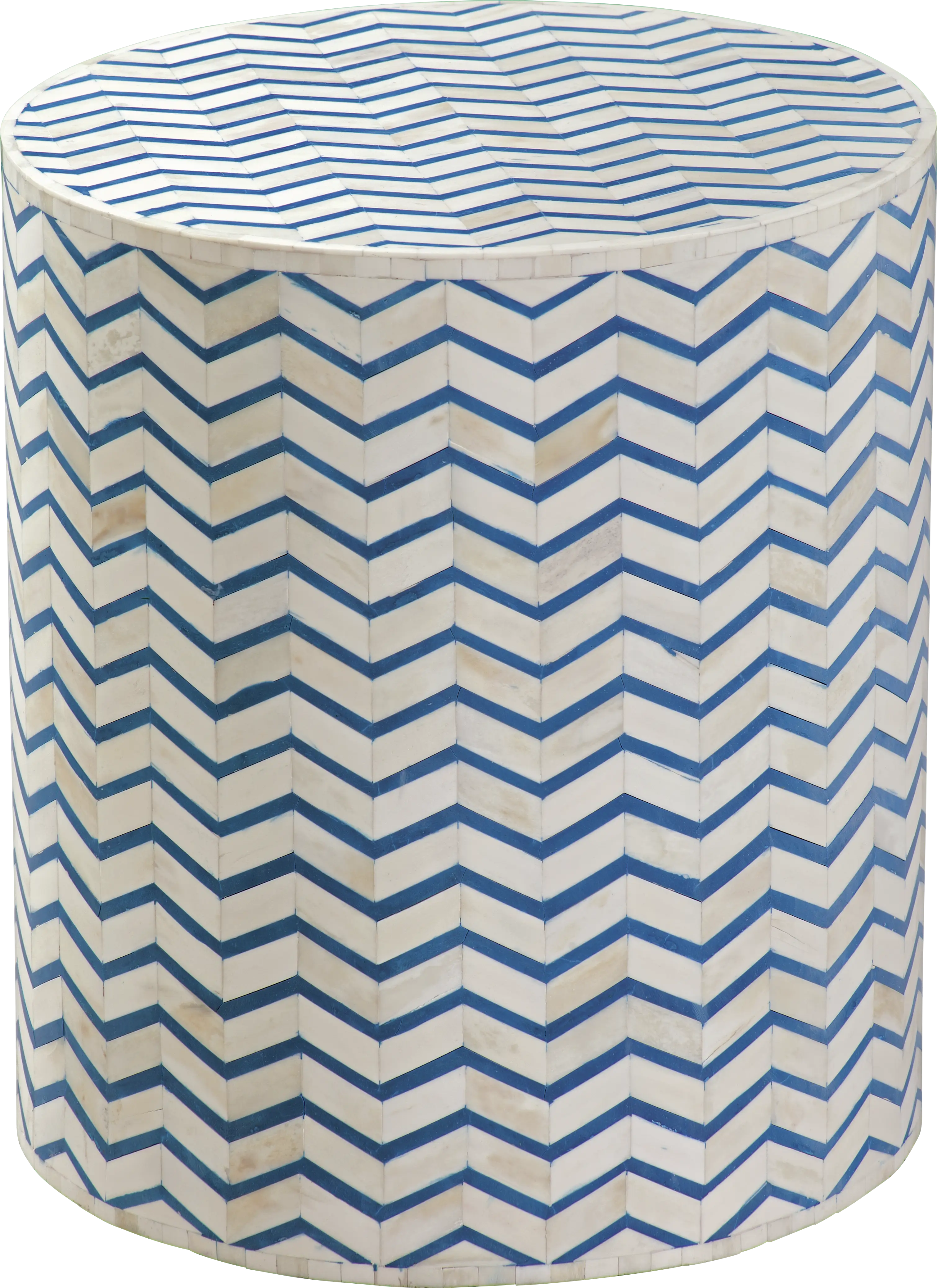 Saltonstall Blue Accent Table